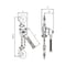 All Material Handling Lever Hoist (1/4 Ton) G80 Chain 5' LZ003-5 - alternate 2