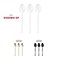 Smarty Had A Party Solid White Moderno Disposable Plastic Dinner Spoons, 240PK 9340WH-SP-CASE - alternate 6