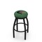 Holland Bar Stool Co 36" Blk Wrinkle UAB Swivel Bar Stool, Accent Ring L8B2B36AlaBir - alternate 1