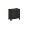 Homeroots Three Piece Black Solid Wood Bedroom Set 569577 - alternate 4