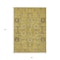 Homeroots 3' X 5' Gold Wheat And Gray Oriental Washable Indoor Outdoor Area Rug 582068 - alternate 6