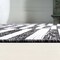 Jonathan Y Sukie Modern Offset Stripe Black/Ivory 4 ft. x 6 ft. Indoor/Outdoor Area Rug SMB133F-4 - alternate 5