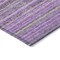 Homeroots 3' X 5' Purple Eggplant And Lilac Striped Washable Indoor Outdoor Area Rug 577793 - alternate 4