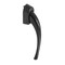 Prime-Line Storm and Screen Door Pull Lever Handle Set with Interior Latch, Strike and Screws, Black K 55228 - alternate 1
