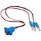 Grote Lighting High-Mount Stop Light Pigtails, 18 GA, 3 Wires, 12in Length, Slim-Line.180in Male Bullet 66870 - alternate 3