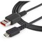 Startech.Com USB-A to Micro USB Secure Charging Cable USBSCHAU1M - alternate 2