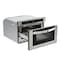 Koolmore 24 in. Built-In Microwave Drawer with Air Fry, Sensor Cooking, Stainless Steel Interior, 1.2 Cu. Ft. KM-MD-1AFSS - alternate 5