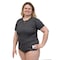 Seraphina Safety Apparel Women's Active Flame-Resistant Short-Sleeve Crew Neck Shirt, Gray, 3XL CXWSSCX - alternate 1