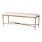 Baxton Studio Fumiye Accent Bench with Hand-Forged Metal Frame 270-14709-ZORO - alternate 1