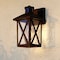 Vaxcel Rockford Outdoor Bronze Motion Dusk to Dawn Wall Sconce with Clear Seeded Glass Shade T0844 - alternate 5