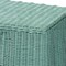 Bali & Pari Palm Bohemian Seafoam Green Scallop Rattan Console Table 252-14103-ZORO - alternate 5