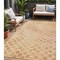 Homeroots 5' X 8' Peach And Rust Polka Dot Washable Indoor Outdoor Area Rug 615927 - alternate 1