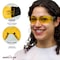 Bison Life Keystone, Safety Glasses, Anti-Scratch, Yellow & Green Lens, Frameless, 12 PK BL-KSSG1-CLBT-YGR-12 - alternate 2