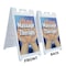 Signmission Massage Therapy, A-Frame & 2 Decals Installed, Heavy-Duty Plastic Frame SBHD-D-2436-Massage Therapy - alternate 3