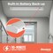 Bulbrite 4 ft. 3000K LED Dimmable Wraparound Light W/ Battery Backup (120-277v), 5300lm, White 773506 - alternate 8
