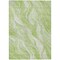 Homeroots 3' X 5' Green And Ivory Abstract Washable Indoor Outdoor Area Rug 582974 - alternate 5