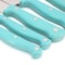 Martha Stewart Everyday Keswick 7 Piece Stainless Steel Cutlery and Wood Block Set in Teal 141047.07 - alternate 3