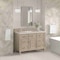 James Martin Vanities Lorelai 48" Single Vanity, Whitewashed Oak, w/ 3 CM Siberian Silestone Top 424-V48-WWO-3SFR - alternate 5