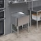 Amgood Underbar Sink, 2 bowl, Freestanding, 304 Stainless Steel, 19 in. W x 26 in. L x 10 in. H AMG SINK BAR S2C-101410-NF-Z - alternate 4