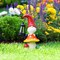 Techko Pip Mushcap Outdoor Solar Gnome Statue with Integrated LED Lantern, 8PK SG-823-8PK - alternate 4