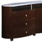 Homeroots 63" Brown Wood Six Drawer Dresser 366209 - alternate 2