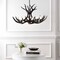 Jonathan Y Eldora 33" 6-Light Rustic Farmhouse Adjustable Resin Antler LED Chandelier, Black JYL6318C - alternate 5