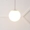 Jonathan Y Bleecker 7.75" Metal/Glass Globe LED Pendant, Almond JYL9528F - alternate 7