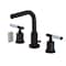 Kingston Brass Widespread Bathroom Faucet with Brass Pop-Up, Oil Rubbed Bronze FSC8955KPS - alternate 1