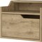 Homeroots 13" Beige Wood One Drawer Floating Nightstand 546198 - alternate 9