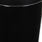 Homeroots 9in Black Recycled Plastic Indoor Outdoor Round Pot Planter 488198 - alternate 2
