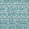 Homeroots 3' X 5' Teal Blue And Ivory Southwestern Washable Indoor Outdoor Area Rug 594190 - alternate 2