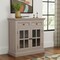 Homeroots 35in Brown Solid Wood Accent Cabinet With Two Doors And Two Drawers 720267 - alternate 4