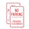 Signmission No Parking Prohibido Estacionarse, 12'' X 18'' 2 Signs, Heavy Gauge Aluminum, 2PK A-1218-2PACK-23674 - alternate 1