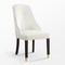 Homeroots Set of Two Tufted White And Espresso Upholstered Faux Leather Dining Side Chairs 543536 - alternate 7