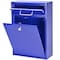 Mail Boss Olympus Locking Wall-Mount Drop Box, Blue, 16-Gauge Steel 805932 - alternate 4