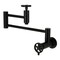 Kingston Brass Wall Mount Pot Filler Faucet, Matte Black KS8100CG - alternate 1