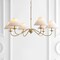 Jonathan Y Phoebe 41.5" 6-Light Grand French Country Farmhouse Adjustable Swooping Arm Candle-Style Metal LED C JYL7624E - alternate 6