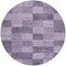 Homeroots 8' Purple And Lavender Round Geometric Washable Indoor Outdoor Area Rug 604889 - alternate 8