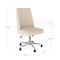 Martha Stewart Maeve Upholstered Office Chair in Beige Stripe/Polished Nickel CH-231216-3-1-BG-MS - alternate 3