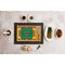 Picnic Time Family Of Brands NFL Washington Commanders - Football Field - Icon Glass Top Cutting Board & Knife Set 910-00-505-374-2 - alternate 2