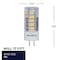 Bulbrite 30-Watt Equivalent JC Non-Dimmable Bi-Pin (G4) LED Light Bulb Warm White Light, 2PK 861522 - alternate 3