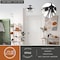 Vaxcel Estelle 3-Light 17 in W Matte Black Mid-Century Modern Sputnik Semi Flush Ceiling Fixture C0249R - alternate 6