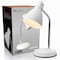 Newhouse Lighting Oxford 13 in. White Metal Flexible Classic Goose Neck Design Desk or Table Lamp NHDK-OX-WH - alternate 1