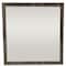 Homeroots 41" Gray Square Wood Framed Accent Mirror 282566 - alternate 3