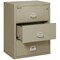 Fireking 3 Drawer, 1 Hr Fire & Impact Rated, 31" Wide Lateral Pewter 3-3122-CPE - alternate 2