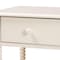 Baxton Studio Braith Farmhouse Ivory Spindle Wood 1-Drawer Nightstand 258-14209-ZORO - alternate 7