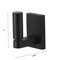 Gliderite Hardware Alpine Collection Robe Hook Matte Black Bathroom Hardware 9030-SQ-MB-1 - alternate 3