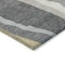 Homeroots 5' X 8' Black Gray And Tan Abstract Washable Indoor Outdoor Area Rug 600943 - alternate 3