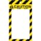 Labeltac Caution Tag, Safety Yellow and Black Stripes, Printable Tag Roll LT35TAG-SYBS - alternate 2