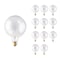 Bulbrite Pack of 12 Incandescent G40 Medium Screw Base E26 Light Bulb, 60 Watt, Clear, 12PK 861133 - alternate 1